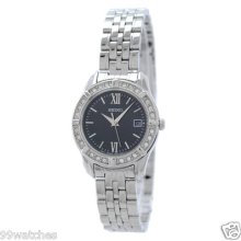 Seiko Sxde45p1,ladies Swarovski,stainless Steel,wr, Sxde45