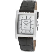 Seiko Watch Sup895p2 Women's White Dial Black Genuine Leather