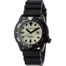 Shadow II Ghost Stainless Steel Dive Watch With Rubber Strap