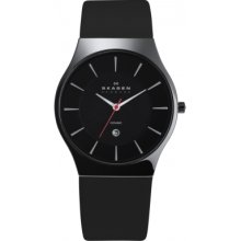 Skagen 233xlclb Mens Black Ceramic Watch Rrp Â£149