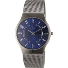 Skagen Men's Slimline Gunmetal Watch 233Lstn