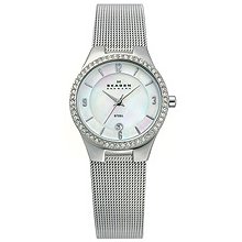 Skagen Silver Mesh with Glitz Women's watch #630SSS1