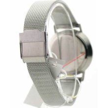 Skagen Women's Silver Dial Slim Dress Mesh Bracelet Watch - Skagen 16SSGS