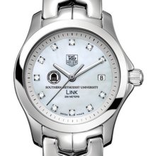 SMU TAG Heuer Watch - Women's Link w/ Mother of Pearl