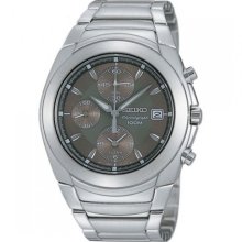 SNA421P1 SNA421 Mens Seiko Gray Dial Chronograph Watch