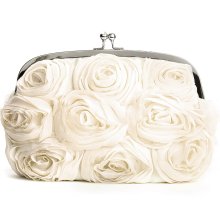 Soft Floral Bridal Evening Bag