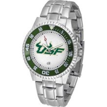 South Florida Bulls USF NCAA Mens Steel Bandwrist Watch ...