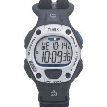 Sport Timex Ironman Triathlon Chrono Unisex Digital Watch Black Nylon Band