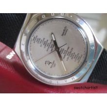 Stainless Steel 2000 Austrialia Olympic White Irony Swiss Swatch Watch