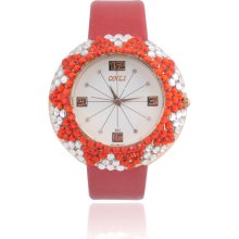 Stainless Steel Case Lady Quartz Watch Luxury with Diamond