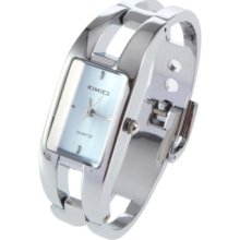 Stainless Steel Quadrate Bracelet Women Wrist Watch Hg176