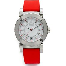 Storm Parazzi Stainless Steel & Rubber Watch/Red - Red