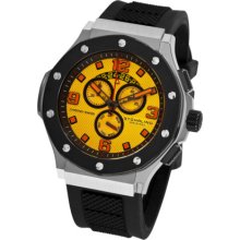 Stuhrling Original Men's 160Cxl.335622 Apocalypse Grand Chronograph Yellow Dial Watch