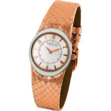 Stuhrling Original Women's Lady Movida Swiss Quartz Leather Strap Watch ROSE GOLD