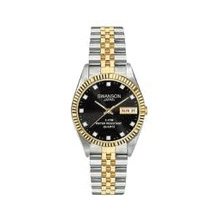 Swanson Ladies Two-tone , Black Dial Dress Watch