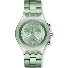 Swatch Full-Blooded Mint Unisex Watch SVCK4056AG