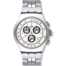 Swatch Unisex Irony Wealthy Chronograph Large Women's Men's Watch Tachymeter