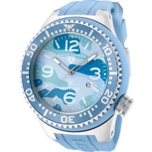 SWISS LEGEND Watches Men's Neptune Light Blue Camouflage Dial Light Bl