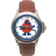 Syracuse Orangemen Mens Rookie Leather Watch