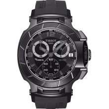 T-Race Men's Black Quartz Chronograph Sport Watch T0484173705700