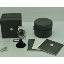 Tag Heuer Link Wj1112 Men's Watch W/ Original Box + Links Pre-owned Nice