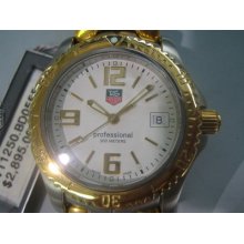 Tag Heuer Swiss Men's Watch Quartz Sapphire All Stainless S Two Tone Original