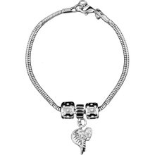 Taylor Brands Angel Wings Charm Bracelet