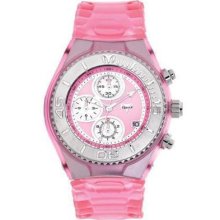 Technomarine Cruise Women's Pink Chronograph Date Display 200m Swiss Watch Csx07