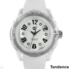 Tendence By Tondonco Brand New Stylish White Rubber Quartz Watch