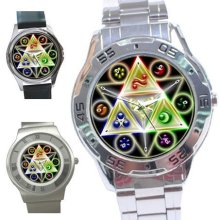 The Legend of Zelda Triforce Stainless Steel Watch