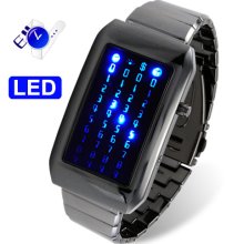 The Warp Core - Japanese Style Blue LED Watch 3012 AD- Sub-zero Blue LED's