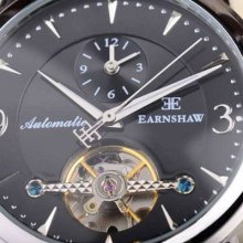 Thomas Earnshaw, Automatic, Black Dial, Mans Wristwatch. And Boxed