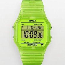 Timex Green Digital Chronograph Watch - T2n806kz