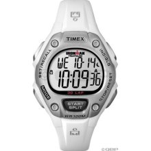 Timex Ironman 30-lap Watch: Mid-size; White