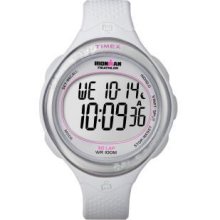 Timex Ironman Clear View 30-lap Watch, White/ Rose