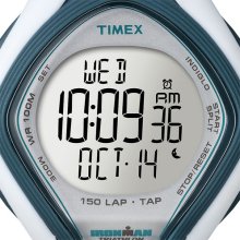 Timex Ironman Sleek 150 Lap Watch Blue White