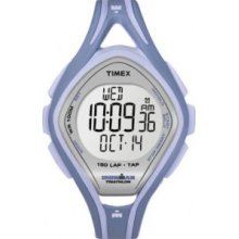 Timex Ironman Triathlon Sleek TapScreen 150 Lap Full-Size Watch-Blue/Lav