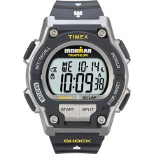 Timex Men's T5K195 Ironman Classic Shock 30-Lap Black/Yellow Watch