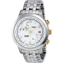 Timex Traveller Men's Stainless Steel Case Date Mineral Watch T2n613