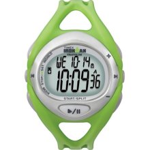 Timex Unisex T5k058 Green Ironman Sleek Icontrol Resin Strap Watch