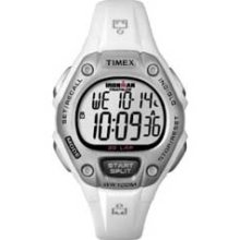 Timex Women's Ironman Traditional 30 Lap Mid Size Watch, White