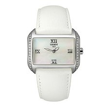 Tissot T-Wave White Mother-of-Pearl Dial Women's Watch #T023.309.16.113.01