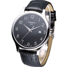 Tissot Tradition Gent Classic Leather Strap Swiss Watch Black T0636101605200