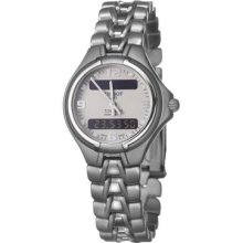 Tissot Women's T-classic Pr50 Titanium Digital Grey Dial Watch