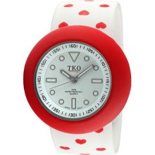 Tko Slapper Watch White/hearts