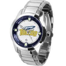 Toledo Rockets Logo- Mens Titan Steel Watch