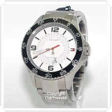 Tommy Hilfiger Mens Classic White Dial Stainless Steel Watch 1790838