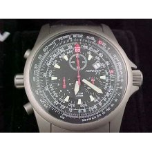 Torgoen Chronograph Pilot Computer Watch