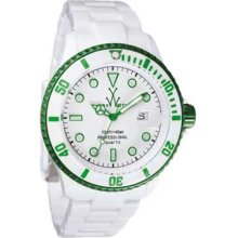 Toy Watch White And Grey Fluo Aluminium White Dial Watch