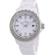 Toy Watch Women's Pcls22wh Quartz White Dial Plastic Watch